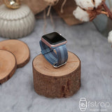 Apple Watch Strap - Blue Strip Nylon (38 mm / 40 mm II 42 mm / 44 mm) - Fstrap.id