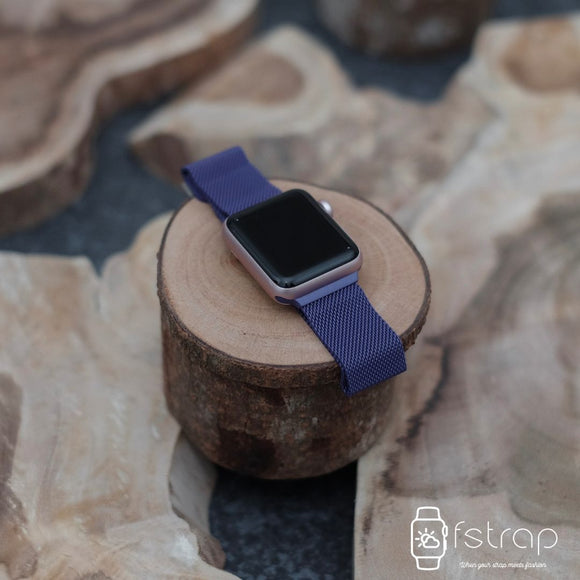 Apple Watch Strap - Bright Purple Milanese (38 mm / 40 mm II 42 mm / 44 mm) - Fstrap.id