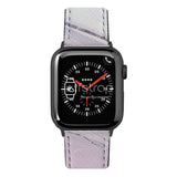 Apple Watch Strap - Carrara Purple Marble (38 mm / 40 mm / 41 mm || 42 mm / 44 mm / 45 mm) - Fstrap.id