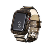 Apple Watch Strap Case - Black Transparent (38 mm / 40 mm || 42 mm / 44 mm) - Fstrap.id