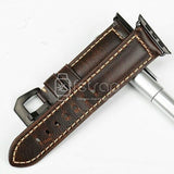 Apple Watch Strap - Dark Brown Waxy (38 mm / 42 mm II 42 mm / 44 mm) - Fstrap.id