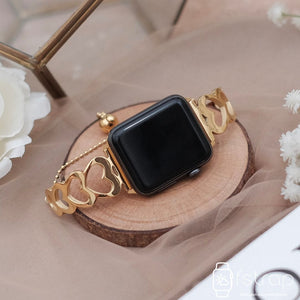 Apple Watch Strap - Gold Bracelet 4 (38 mm / 40 mm II 42 mm / 44 mm) - Fstrap.id