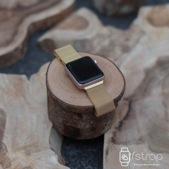 Apple Watch Strap - Gold Milanese (38 mm / 40 mm II 42 mm / 44 mm) - Fstrap.id