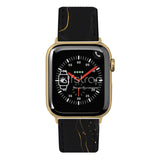 Apple Watch Strap - Golden Black Marble (38 mm / 40 mm / 41 mm || 42 mm / 44 mm / 45 mm) - Fstrap.id