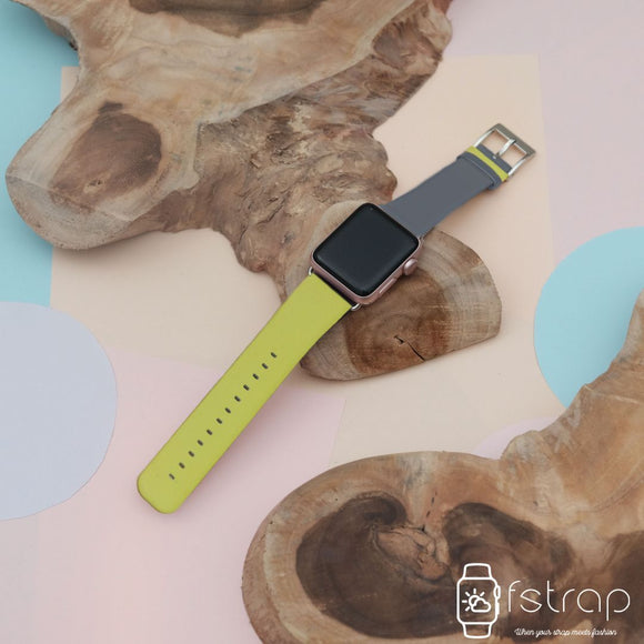 Apple Watch Strap - Grey Lime (38 mm / 40 mm II 42 mm / 44 mm) - Fstrap.id