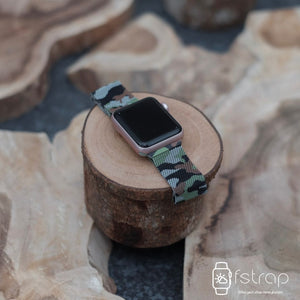 Apple Watch Strap - Jungle Camo Milanese (38 mm / 40 mm II 42 mm / 44 mm) - Fstrap.id