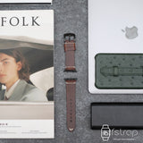 Apple Watch Strap - Light Brown Greasy (38 mm / 40 mm II 42 mm / 44 mm) - Fstrap.id