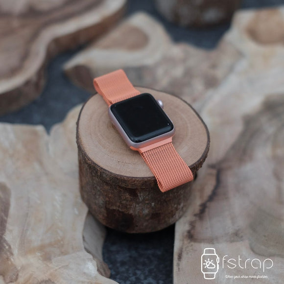 Apple Watch Strap - Orange Milanese (38 mm / 40 mm II 42 mm / 44 mm) - Fstrap.id