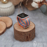 Apple Watch Strap - Orange Strip Nylon (38 mm / 40 mm II 42 mm / 44 mm) - Fstrap.id