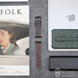 Apple Watch Strap - Red Greasy (38 mm / 40 mm II 42 mm / 44 mm) - Fstrap.id