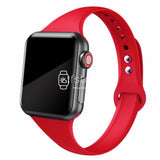 Apple Watch Strap - Red Slim (38 mm / 40 mm || 42 mm / 44 mm) - Fstrap.id