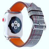 Apple Watch Strap - Red Strip Grid (38 mm / 40 mm II 42 mm / 44 mm) - Fstrap.id