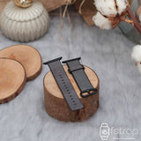 Apple Watch Strap - Rich Black Nylon (38 mm /40 mm II 42 mm /44 mm) - Fstrap.id