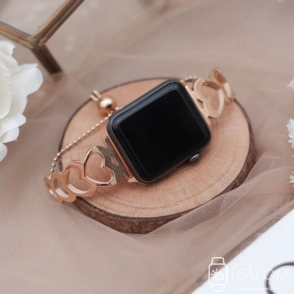 Apple Watch Strap Rose Gold Bracelet (38 mm 40 mm 41 mm II