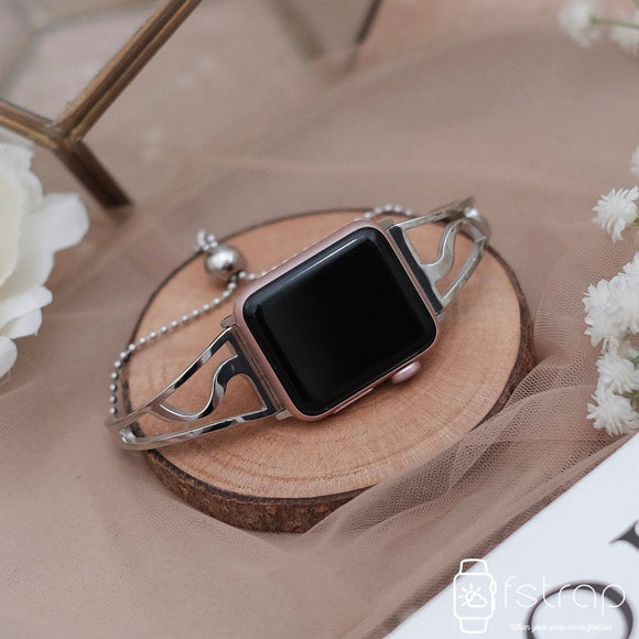 Apple Watch Strap - Silver Bracelet 1 (38 mm / 40 mm II 42 mm / 44 mm) - Fstrap.id