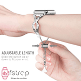 Apple Watch Strap - Silver Bracelet 3 (38 mm / 40 mm II 42 mm / 44 mm) - Fstrap.id