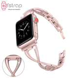 Apple Watch Strap - Silver Diamond 1 (38mm / 40mm II 42mm / 44mm) - Fstrap.id