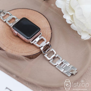 Apple Watch Strap - Silver Diamond 2 (38mm / 40mm II 42mm / 44mm) - Fstrap.id