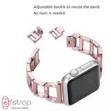 Apple Watch Strap - Silver Diamond 3 (38mm / 40mm II 42mm / 44mm) - Fstrap.id