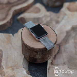 Apple Watch Strap - Silver Milanese (38 mm / 40 mm II 42 mm / 44 mm) - Fstrap.id