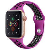 Apple Watch Strap - Slim Purple Black (38 mm / 40 mm || 42 mm / 44 mm) - Fstrap.id