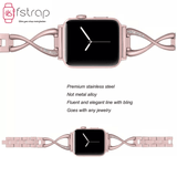 Apple Watch Strap - Vintage Gold Diamond 1 (38mm / 40mm II 42mm / 44mm) - Fstrap.id