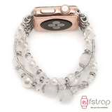 Apple Watch Strap - White Beads (38mm / 40mm II 42mm / 44mm) - Fstrap.id