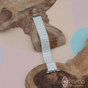 Apple Watch Strap - White Ceramic (38 mm / 40 mm II 42 mm / 44 mm) - Fstrap.id