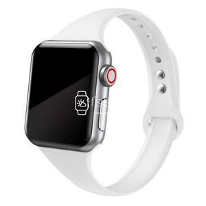 Apple Watch Strap - White Slim (38 mm / 40 mm || 42 mm / 44 mm) - Fstrap.id