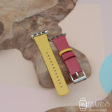 Apple Watch Strap - Yellow Pink (38 mm / 40 mm II 42 mm / 44 mm) - Fstrap.id