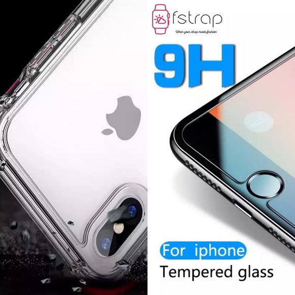 Bundle Shockproof Case + Tempered Glass - Fstrap.id