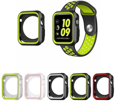 Fashion Silicone Case for Apple Watch Series 1 2 3 (38 mm & 42 mm) - Fstrap.id